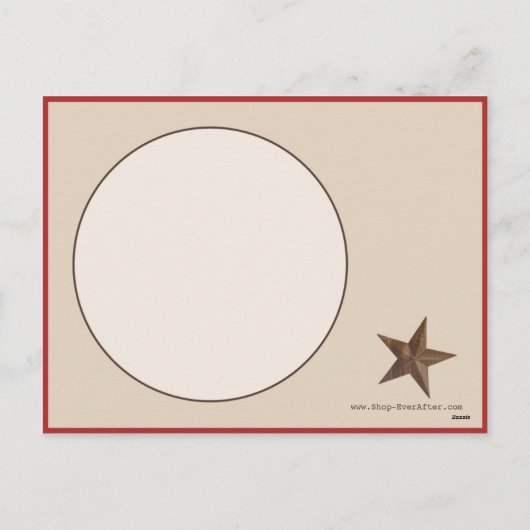 西部の休日の写真の郵便はがき シーズンポストカード (裏面)