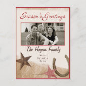 西部の休日の写真の郵便はがき シーズンポストカード (正面)