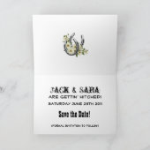 西部の保存日付 案内状 (内部)