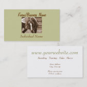 西部の名刺 名刺 (正面/裏面)