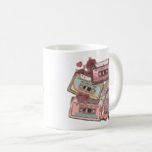 西部の国のカセットテープ コーヒーマグカップ (正面右)