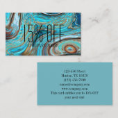 西部の国のターコイズは水の色 割引カード (正面/裏面)