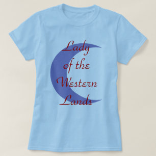 西部の土地の女性 Tシャツ