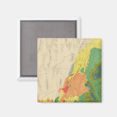 西部の地質図 マグネット (正面/裏面)