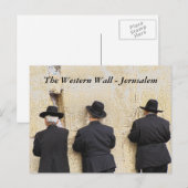 西部の壁-エルサレム ポストカード (正面/裏面)
