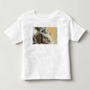 西部の太平洋およびユーコン準州RRのトンネル トドラーTシャツ