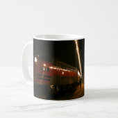 西部の太平洋の列車のマグ コーヒーマグカップ (正面左)
