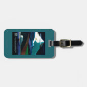 西部の太平洋カリフォルニア薄地のヴィンテージポスター ラゲッジタグ (正面横)