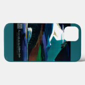 西部の太平洋カリフォルニア薄地のヴィンテージポスター Case-Mate iPhoneケース (裏面 (横))