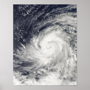 西部の太平洋上の台風Lupit ポスター