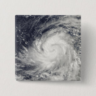 西部の太平洋上の台風Lupit 缶バッジ