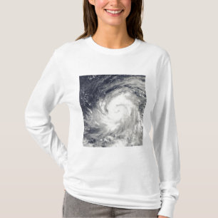 西部の太平洋上の台風Lupit Tシャツ