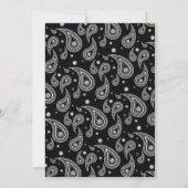 西部の女性のカーボーイのカップルのブライダルシャワーの招待状 招待状 (裏面)