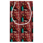 西部の女性のカーボーイのギフトバッグのロデオのバレルのレーサー スモールペーパーバッグ (裏面)