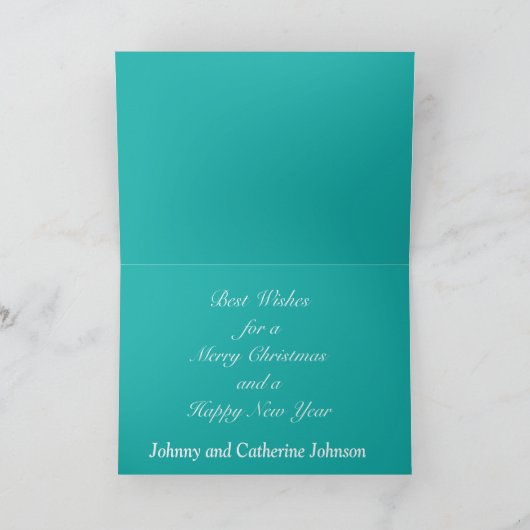 西部の女性のカーボーイのバレルのレーサーの休日の挨拶状 シーズンカード (内部)