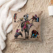 西部の家の装飾のロデオのイベントの装飾用クッション クッション (ブランケット)