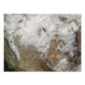 西部の州の衛星表統一された示 フォトプリント            (正面)