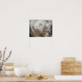 西部の州の衛星表統一された示 ポスター (キッチン)