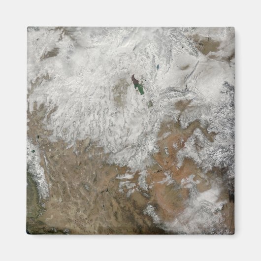 西部の州の衛星表統一された示 マグネット (正面)