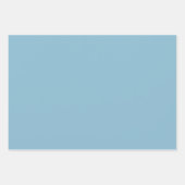 西部の工具で作られたタンレザー　ターコイズ　3点セット ラッピングペーパーシート (正面3)