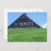 西部の平野の納屋の広告 ポストカード (正面/裏面)