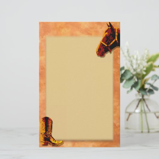 西部の文房具 便箋 (スタンド正面)