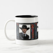 西部の日曜日のベストのマグ ツートーンマグカップ (左)