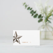 西部の星の護衛カード プレイスカード (スタンド正面)