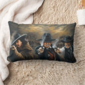 西部の正義の枕 ランバークッション (ブランケット)