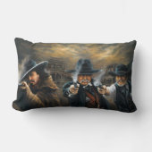 西部の正義の枕 ランバークッション (正面)
