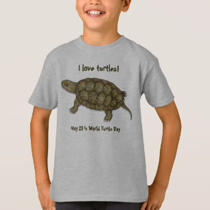 西部の池のカメ Tシャツ