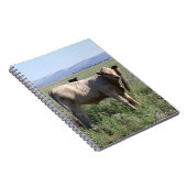 西部の牛群れの田園景色場面 ノートブック (右側)