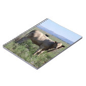 西部の牛群れの田園景色場面 ノートブック (左側)