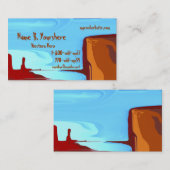 西部の生命色の名刺 名刺 (正面/裏面)