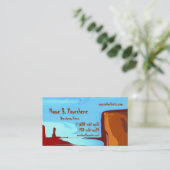 西部の生命色の名刺 名刺 (スタンド正面)