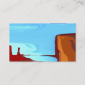 西部の生命色の名刺 名刺 (裏面)