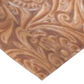 西部の用具を使われた革プリントのテーブルクロス テーブルクロス (アングル)