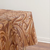 西部の用具を使われた革プリントのテーブルクロス テーブルクロス (インサイチュ)