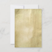 西部の田舎の結婚式サンキューカード サンキューカード (裏面)