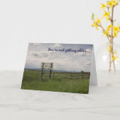 西部の知恵のバースデー・カード カード (黄色い花)