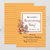 西部の秋の招待状 招待状 (正面/裏面)