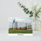 西部の穀物倉庫 ポストカード (スタンド正面)