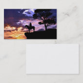 西部の空 名刺 (正面/裏面)