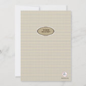 西部の納屋の招待状 招待状 (裏面)