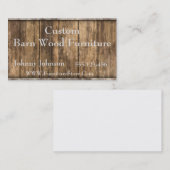 西部の納屋木テンプレート 名刺 (正面/裏面)