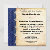 西部の結婚式招待状- 5.25" x 5.25" 招待状 (裏面)