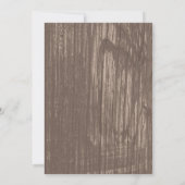 西部の蹄鉄の結婚式招待状 招待状 (裏面)