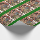 西部の農場トラクターのギフト用包装紙 ラッピングペーパー (角)