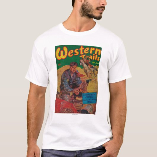 西部の道の雑誌カバー2 Tシャツ (正面)