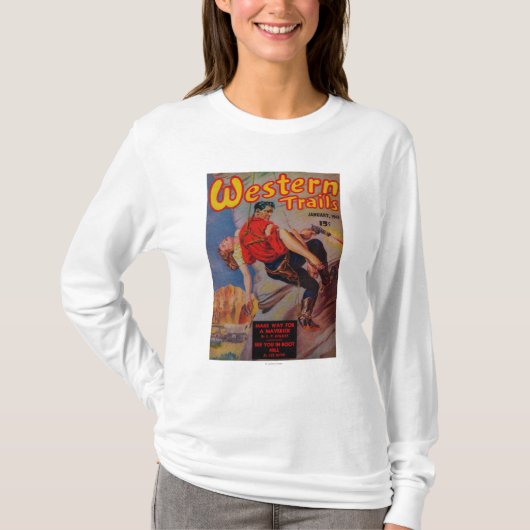 西部の道の雑誌カバー3 Tシャツ (正面)